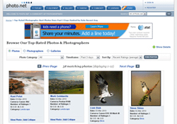 photo.net filter page